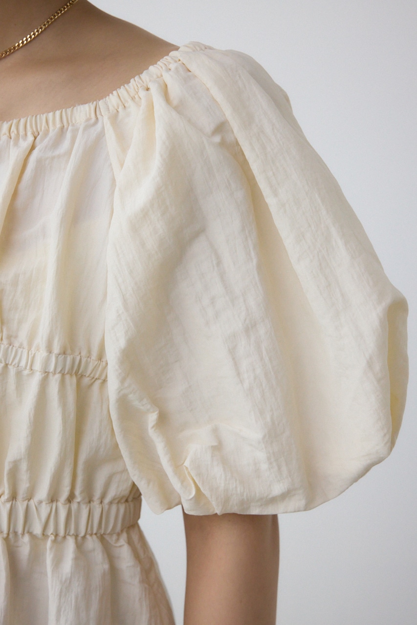 パフショルダー2WAYブラウス IVOY FREE