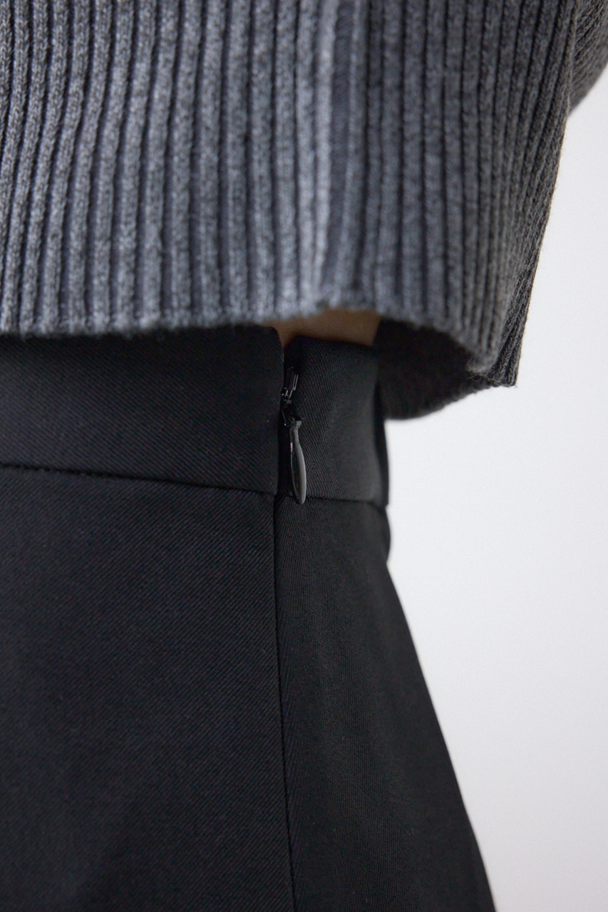 プリーツミニスカートパンツ BLK FREE