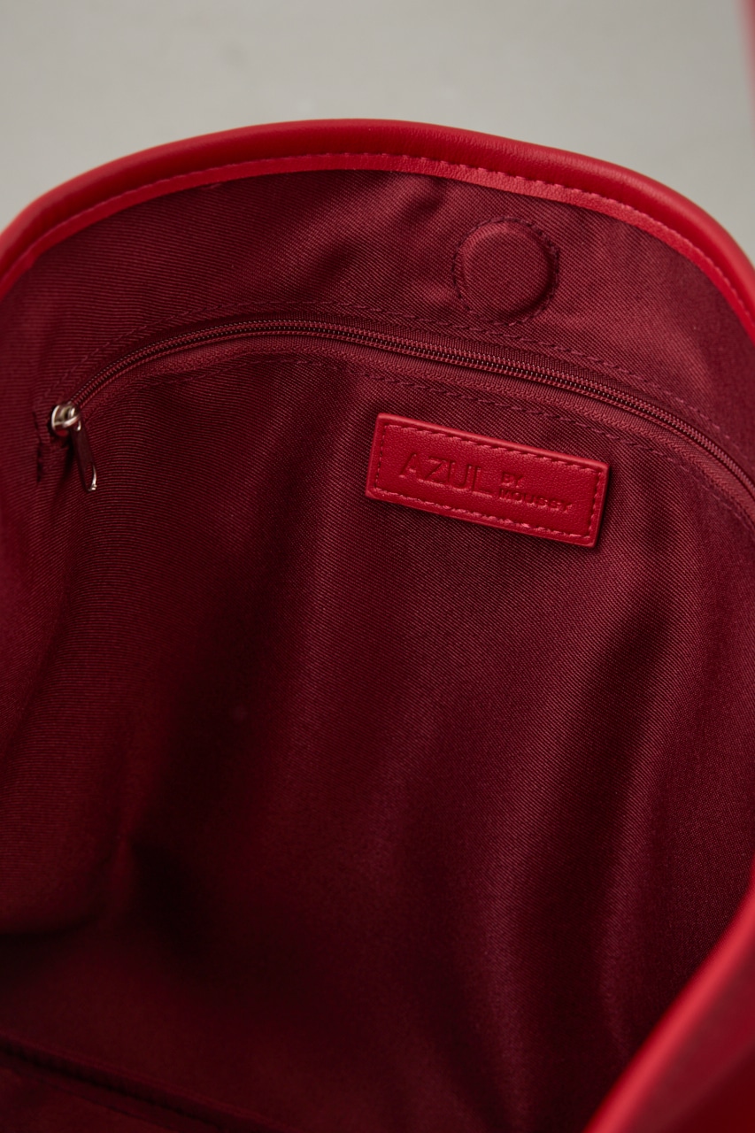 ナローベルトデザイントートバッグ RED FREE