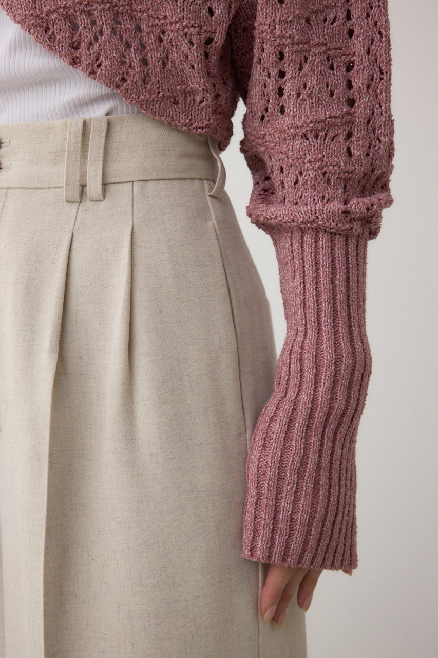 AZUL BY MOUSSY | クロシェニットボレロ (カーディガン ) |SHEL'TTER