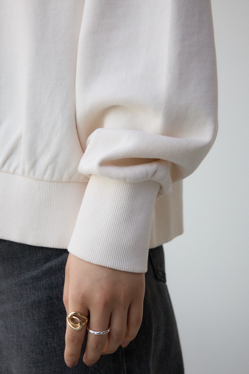 ビンテージライクZIPカーディガン IVOY FREE