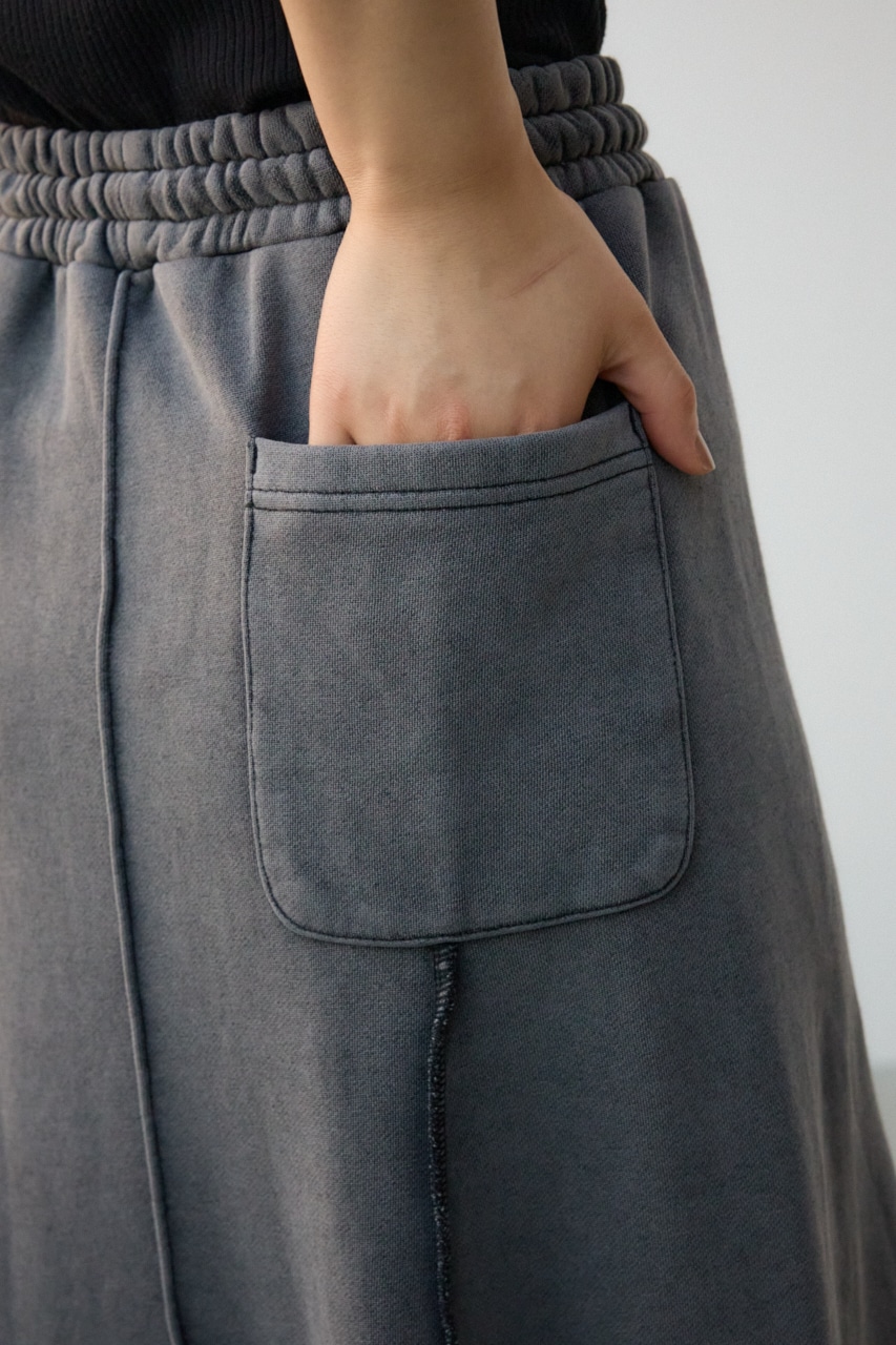 ビンテージライクウラケスカート BLK FREE