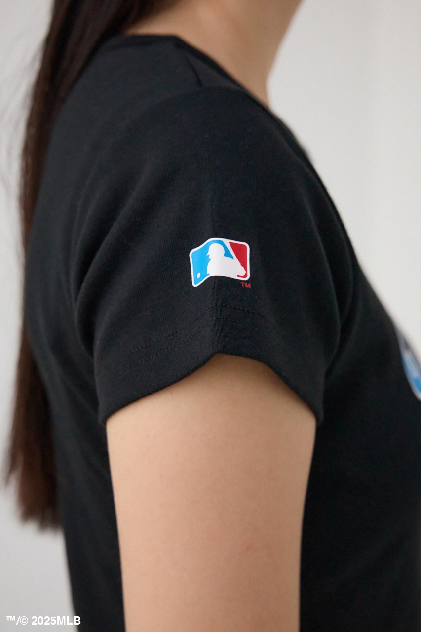 【MLB】コンパクトTEE BLK FREE
