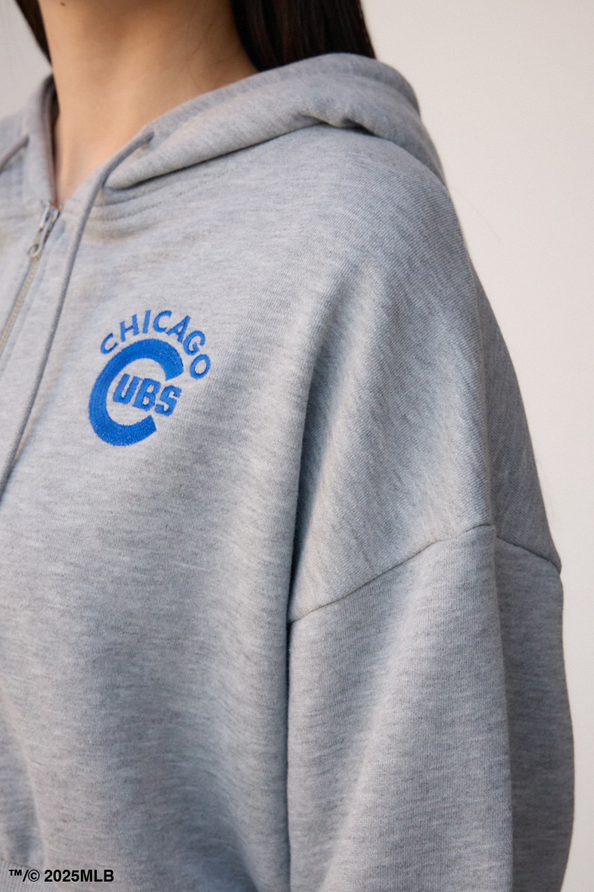 【MLB】ジップフーディー GRY FREE