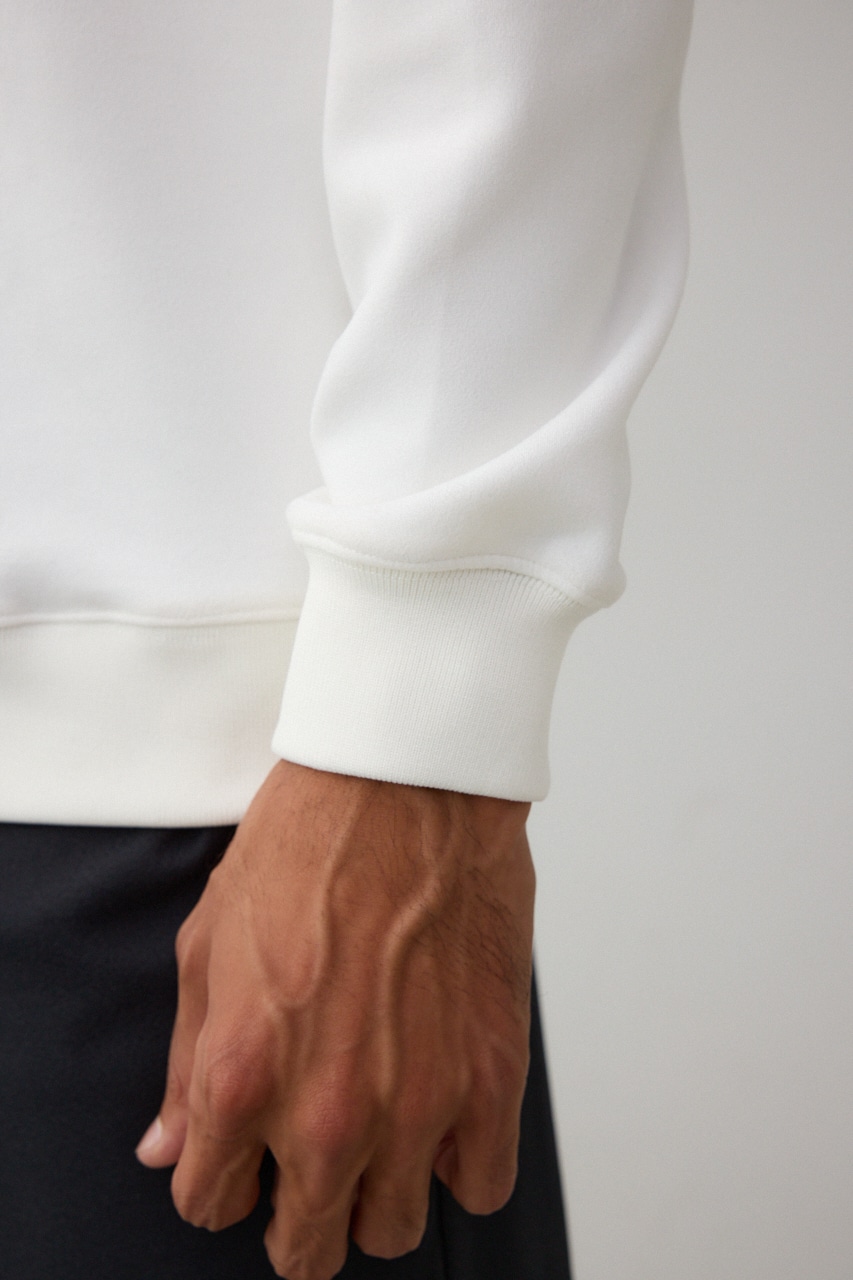 フェイクスウェード刺繍ロゴトップス WHT FREE