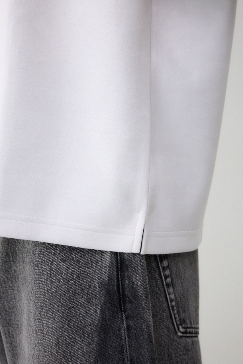 フェイクスウェード切替トップス WHT FREE