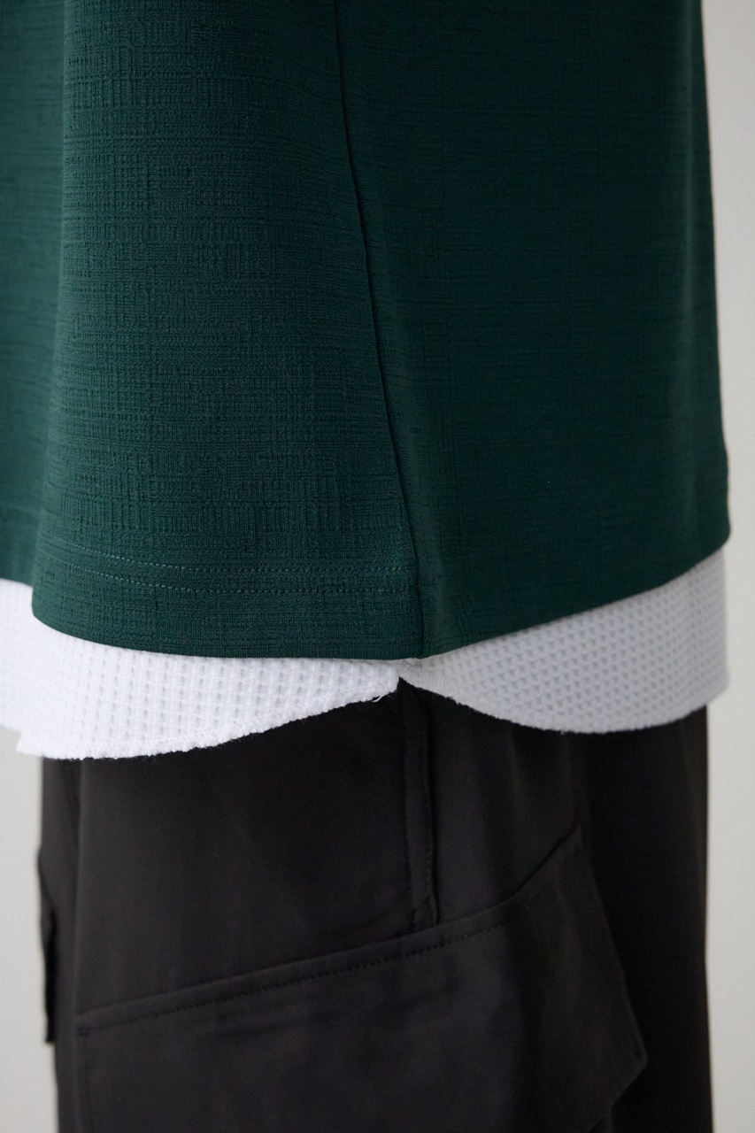 フェイクレイヤードトップス D/GRN FREE