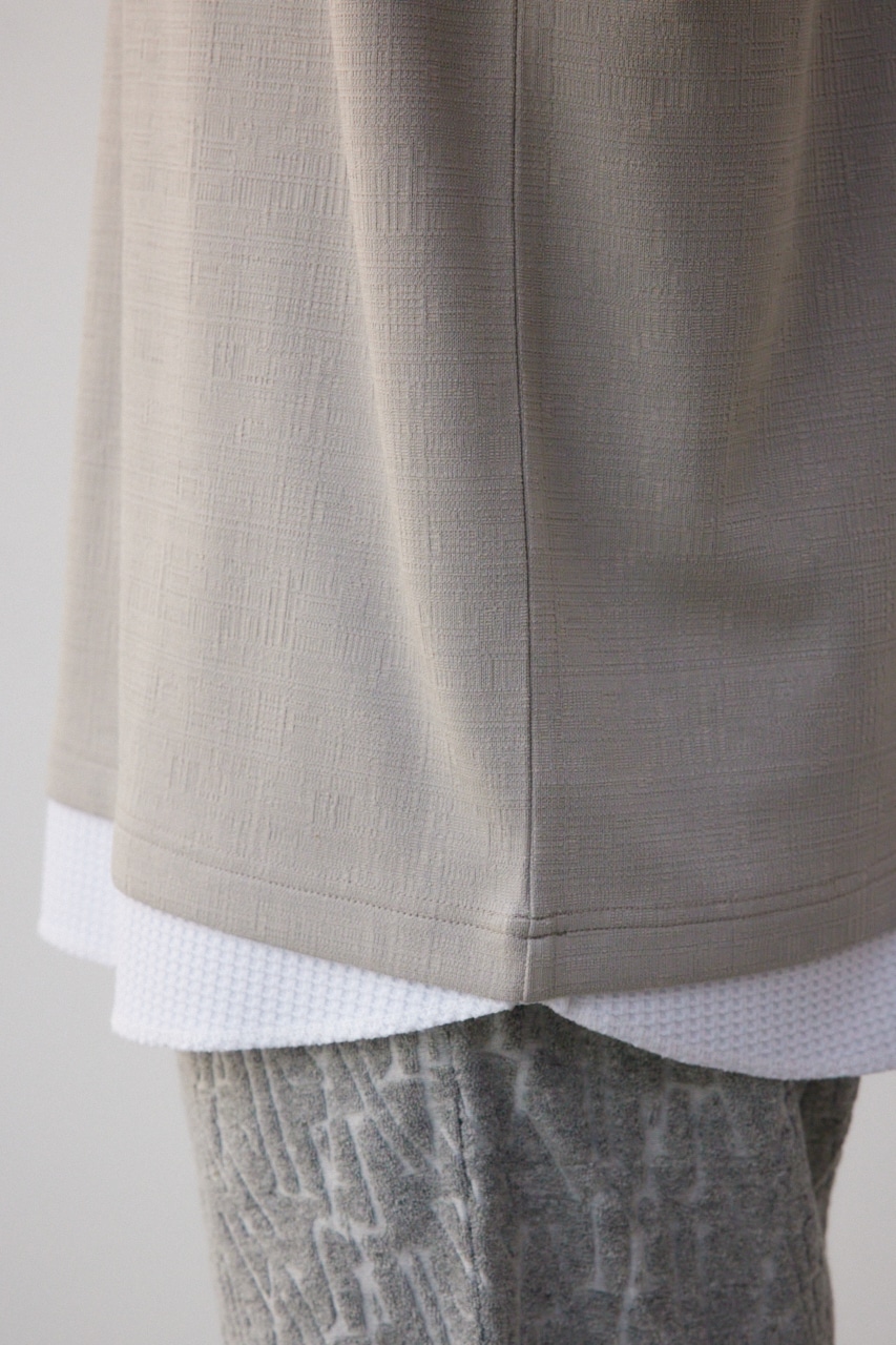 フェイクレイヤードトップス GRY FREE