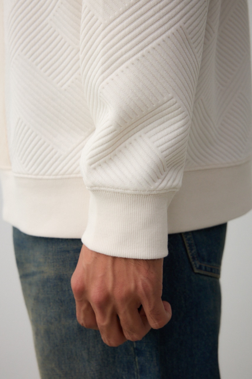 異素材スウィッチングプルオーバー IVOY M