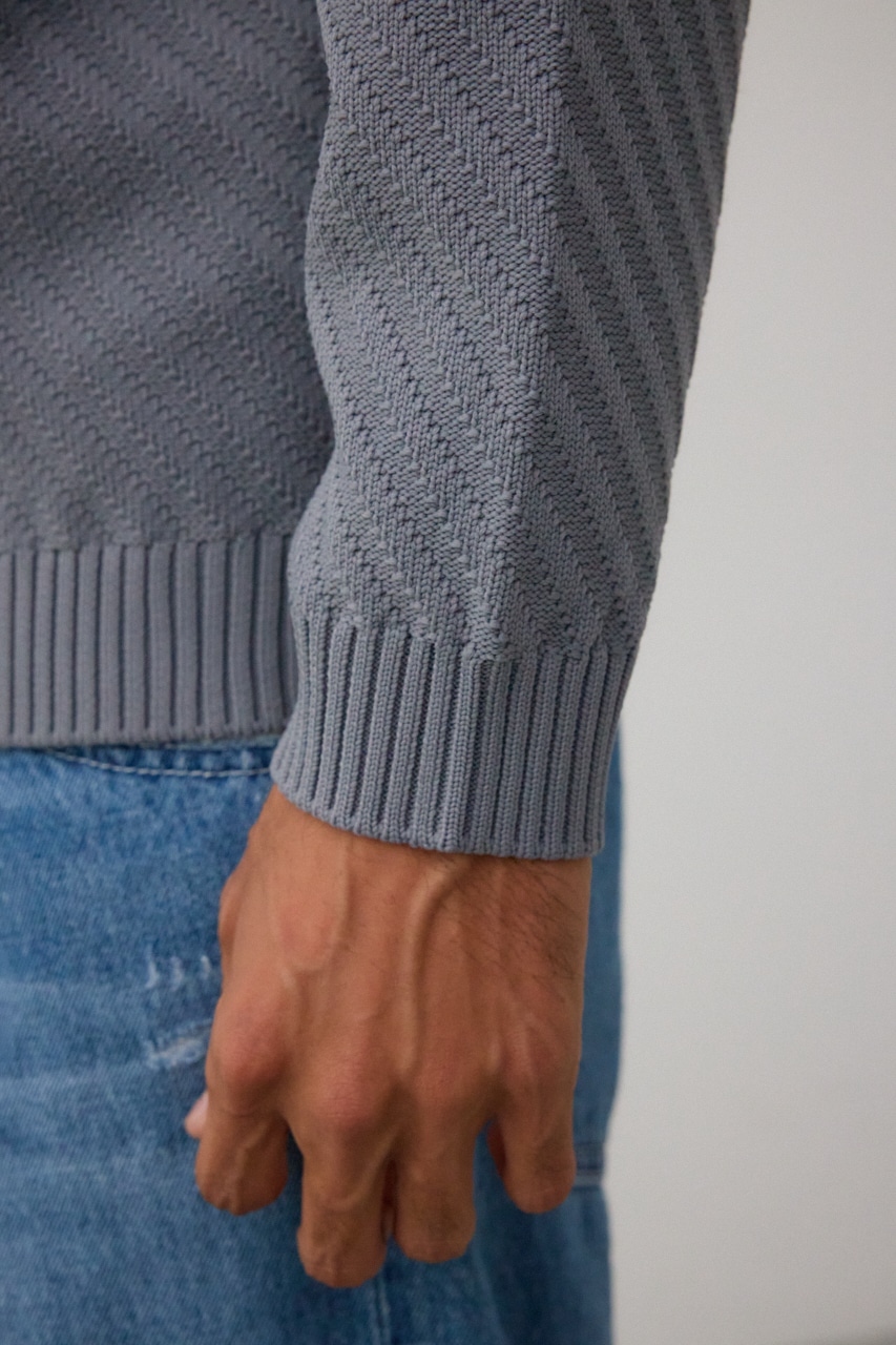 バイヤスセットカーディガン GRY FREE