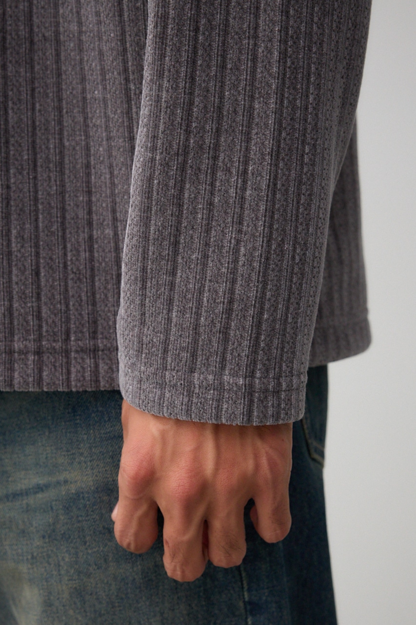 モールジャガードトップス GRY M