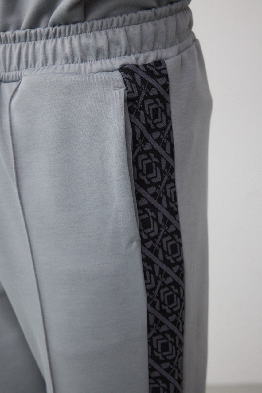 ジャガードラインカットトラウザー GRY FREE