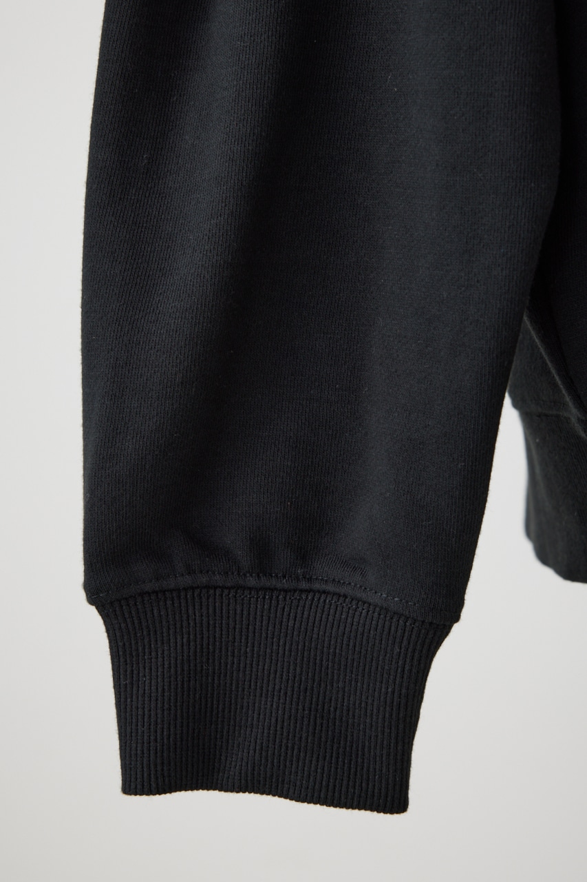 相良刺繍スウェットパーカー BLK FREE