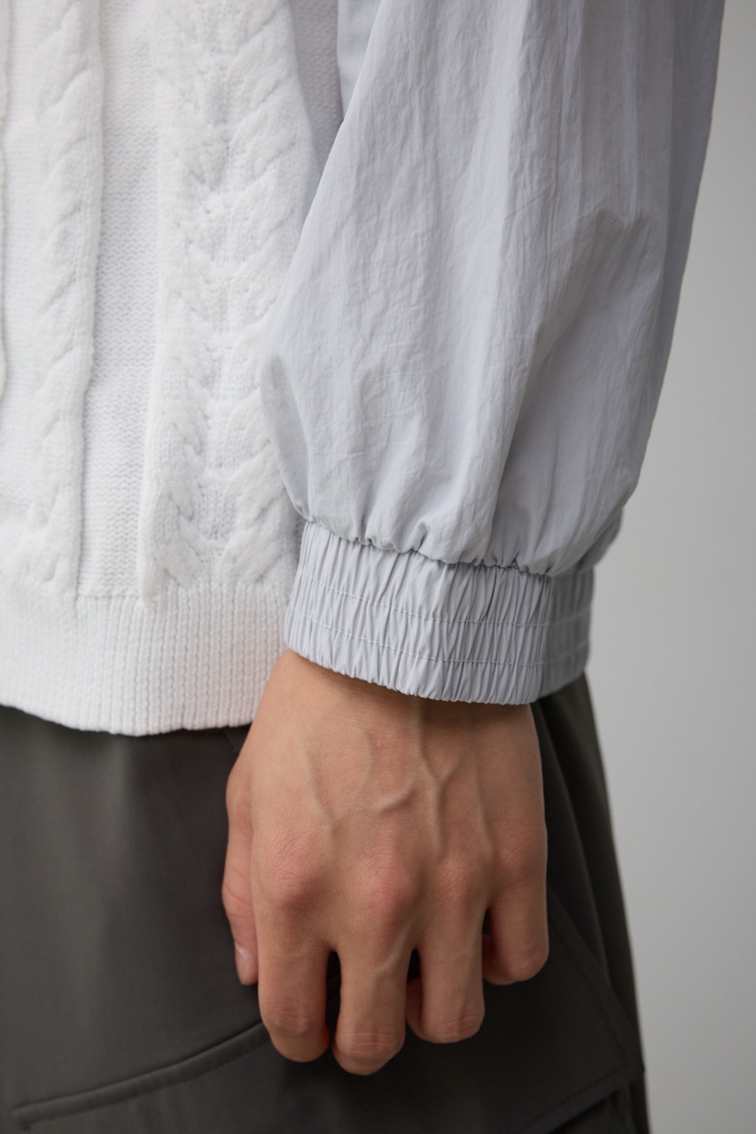 スウィッチングコンビネーションニット L/GRY FREE