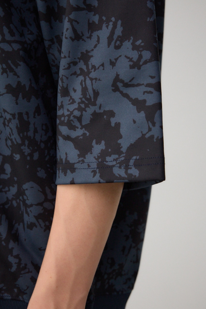 スプラッシュ総柄ビッグトップス 柄BLK FREE