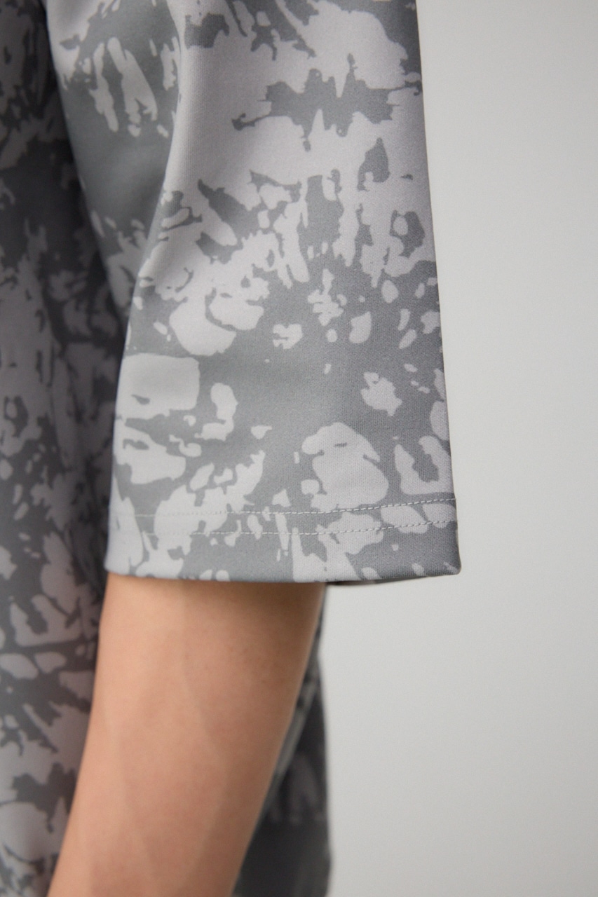 スプラッシュ総柄ビッグトップス 柄GRY FREE