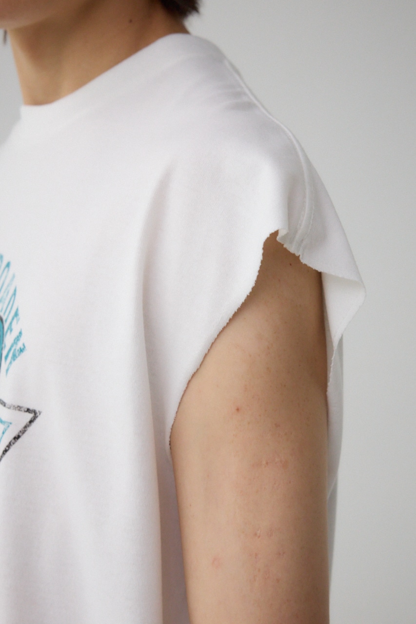 AZUL BY MOUSSY | グラフィックノースリーブトップス (タンク