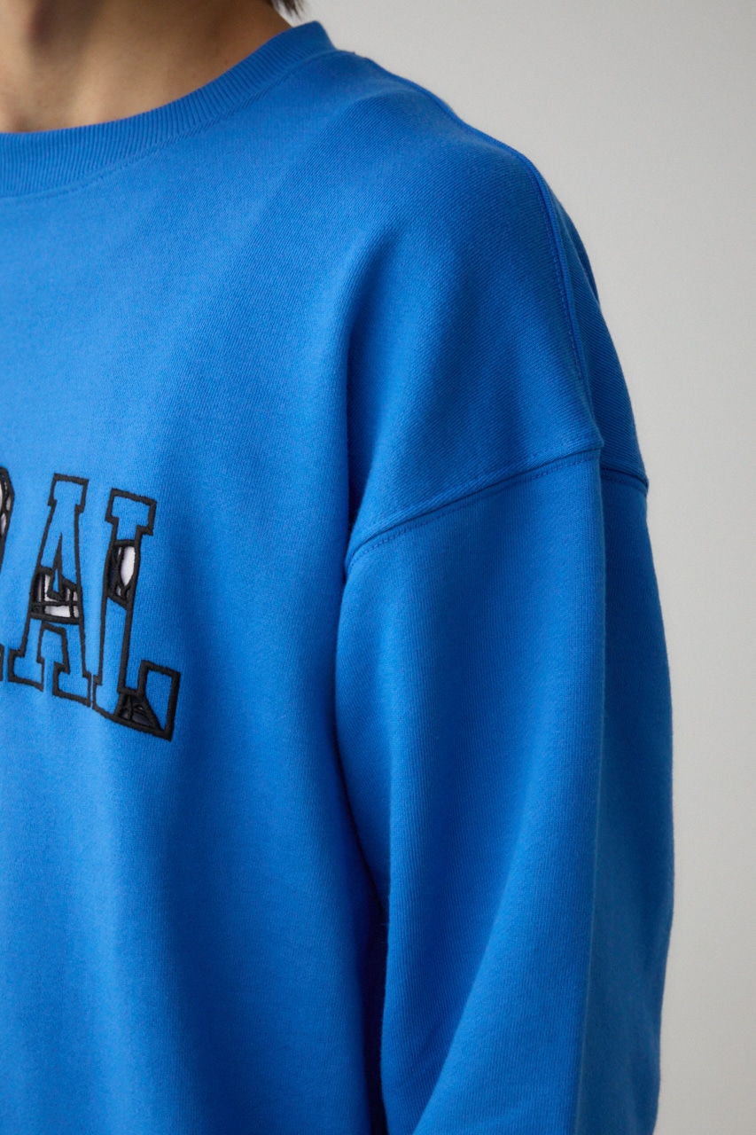 GENERALシアーロゴスウェット BLU FREE