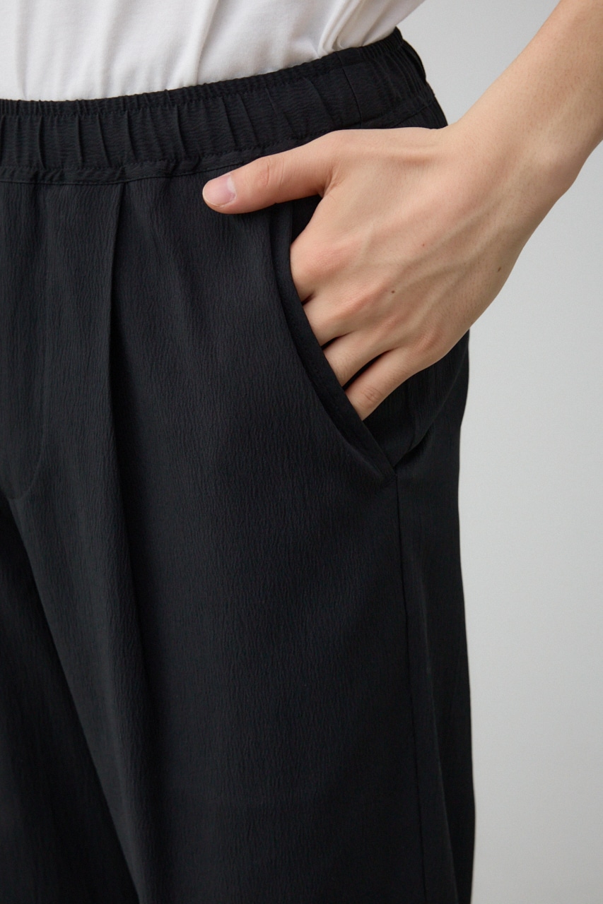 リラックスシルエットパンツ BLK FREE