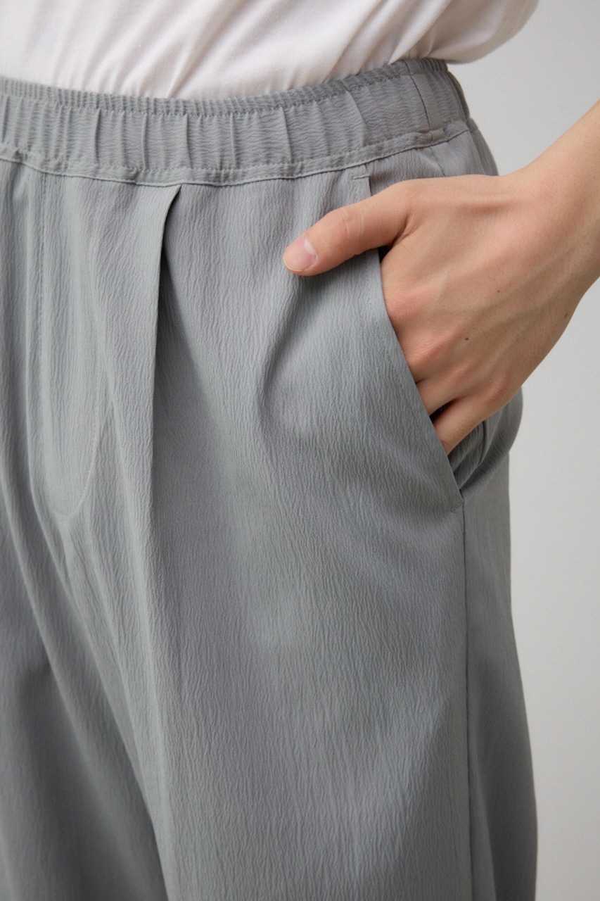 リラックスシルエットパンツ L/GRY FREE