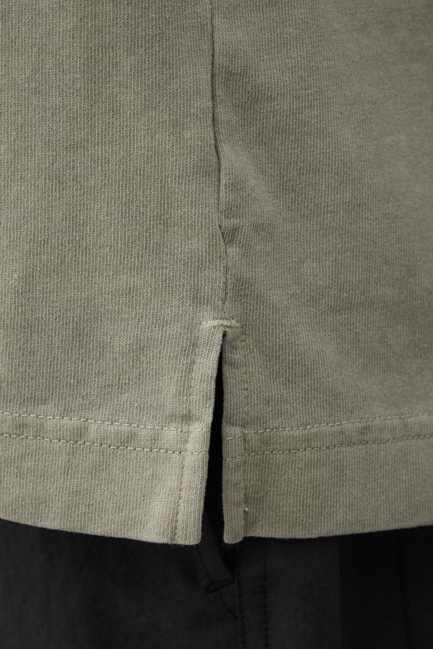 ピグメントサイドスリットTEE L/KHA L