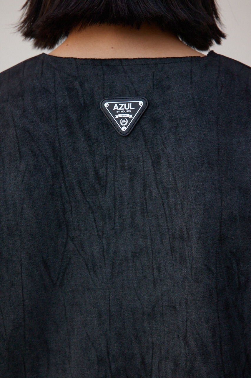 ロゴプレートダンボールトップス BLK FREE