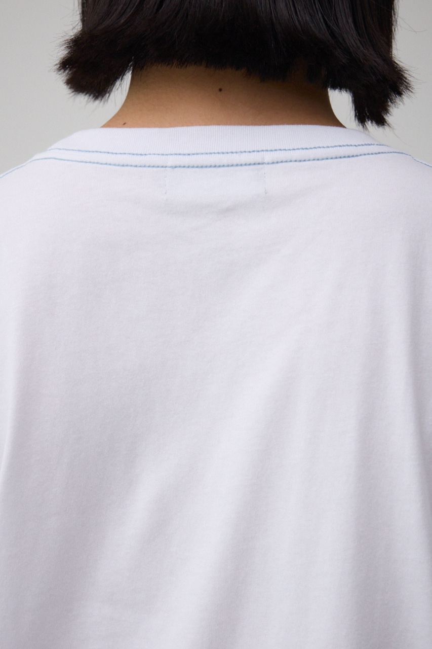 アズールバイマウジーロゴTシャツ WHT M