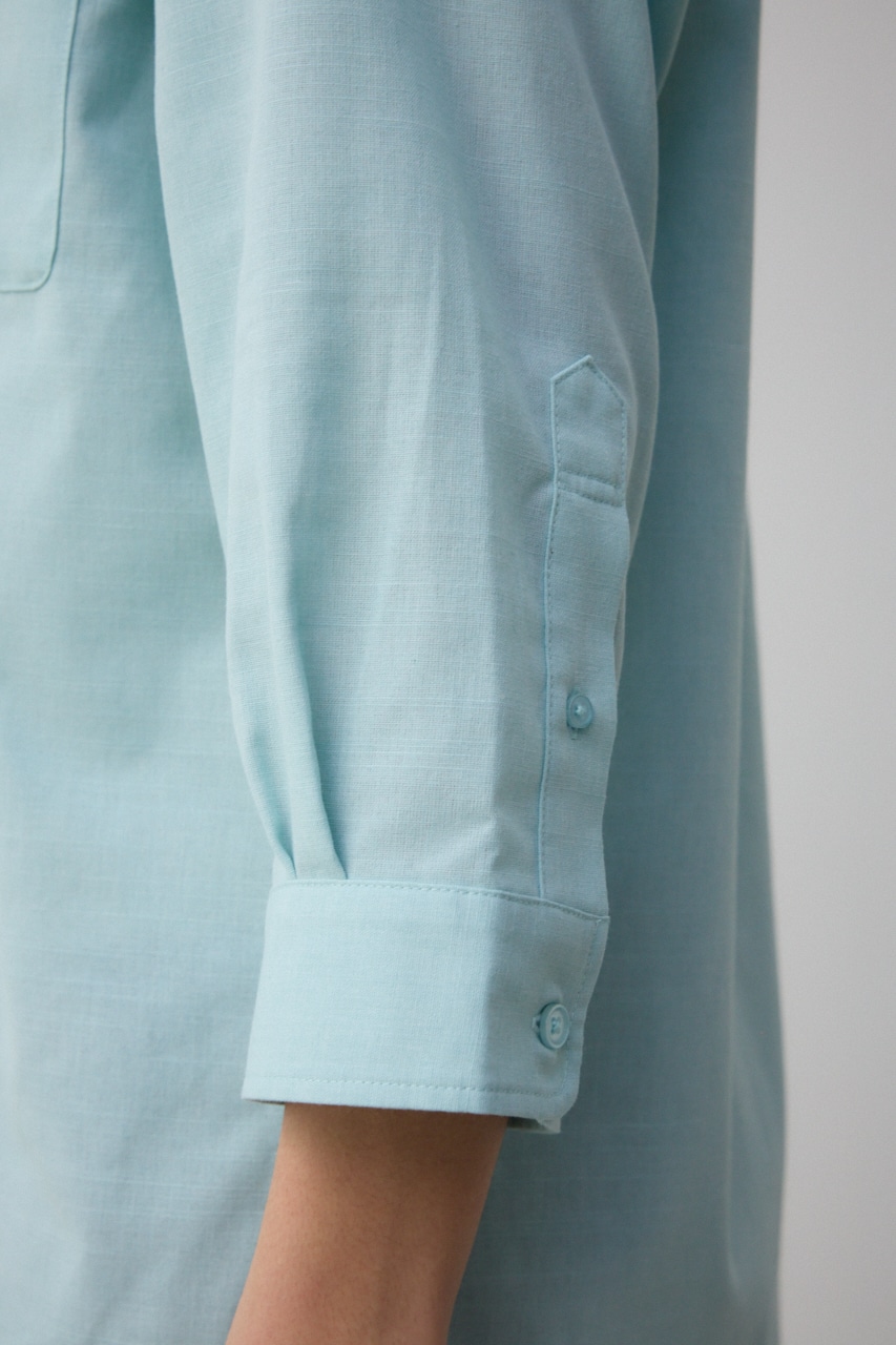 テックリネン7分袖シャツ L/MINT L