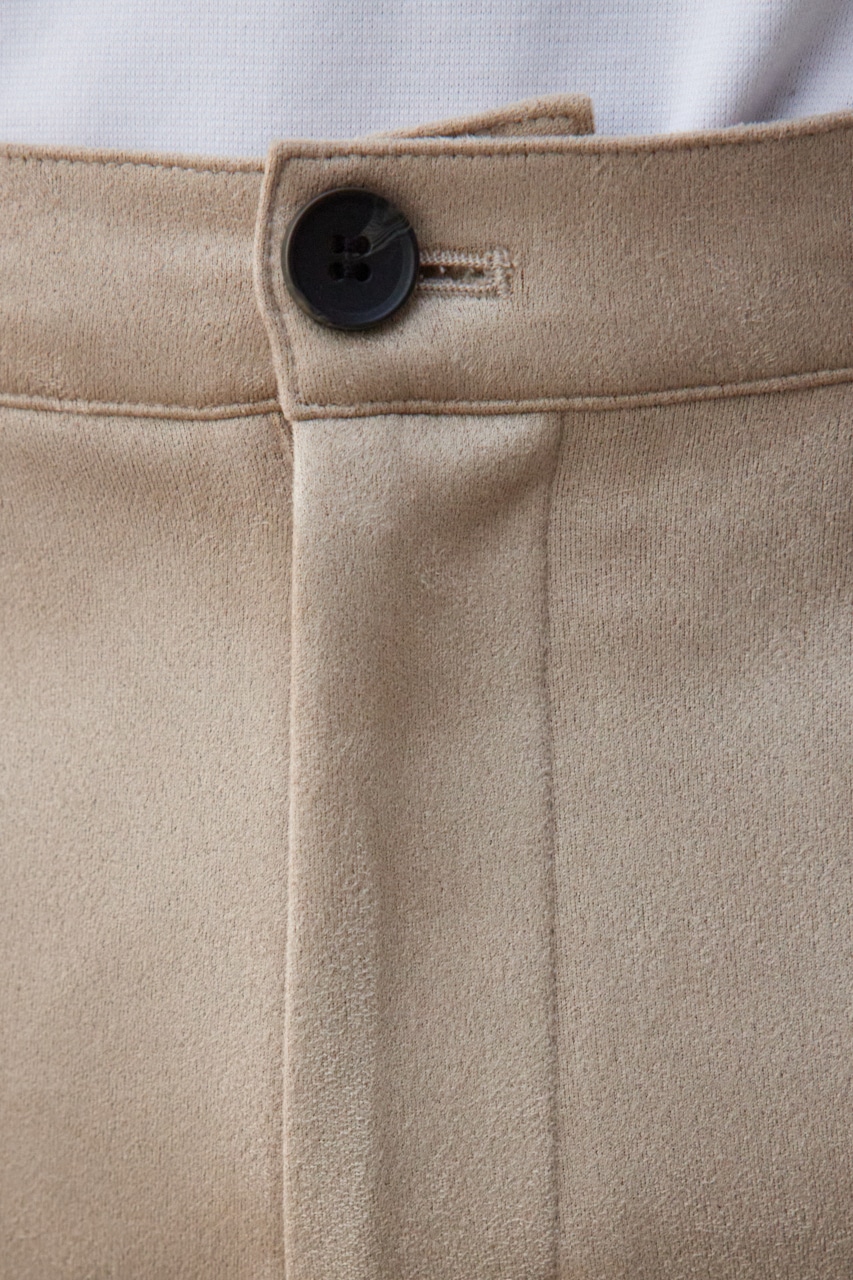 プリマベーラフェイクスウェードパンツ BEG L