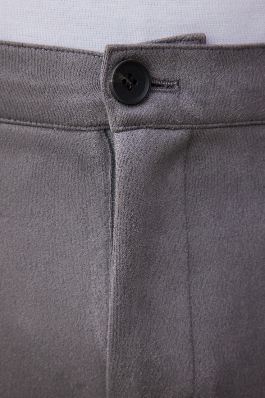 プリマベーラフェイクスウェードパンツ GRY M