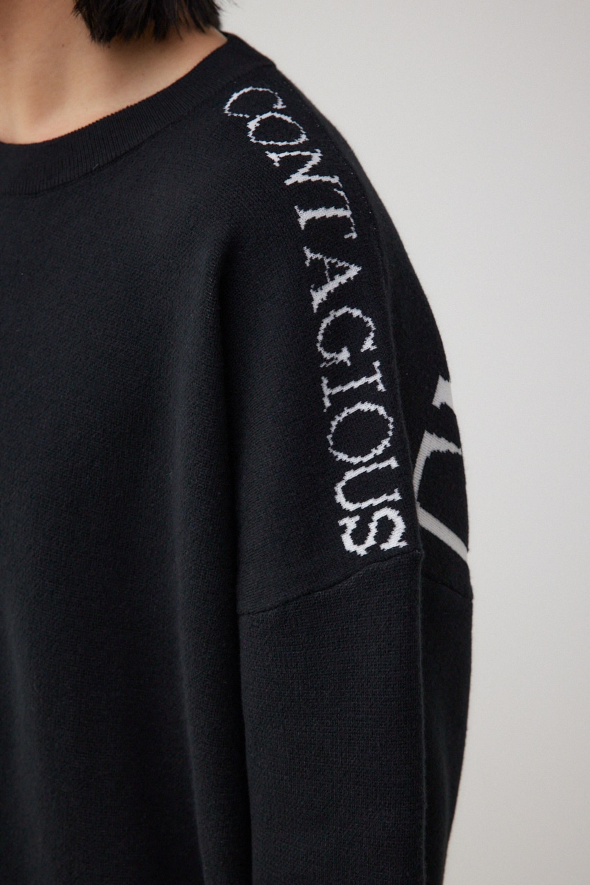 ENTHUSIAM オーバーサイズニット BLK FREE