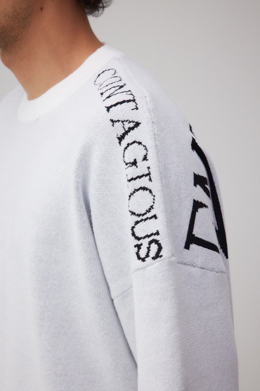 ENTHUSIAM オーバーサイズニット WHT FREE