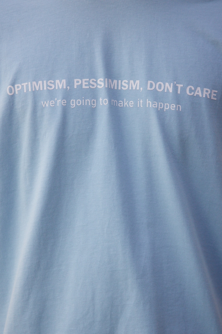 フロントロゴベーシックプリントTEE L/BLU L