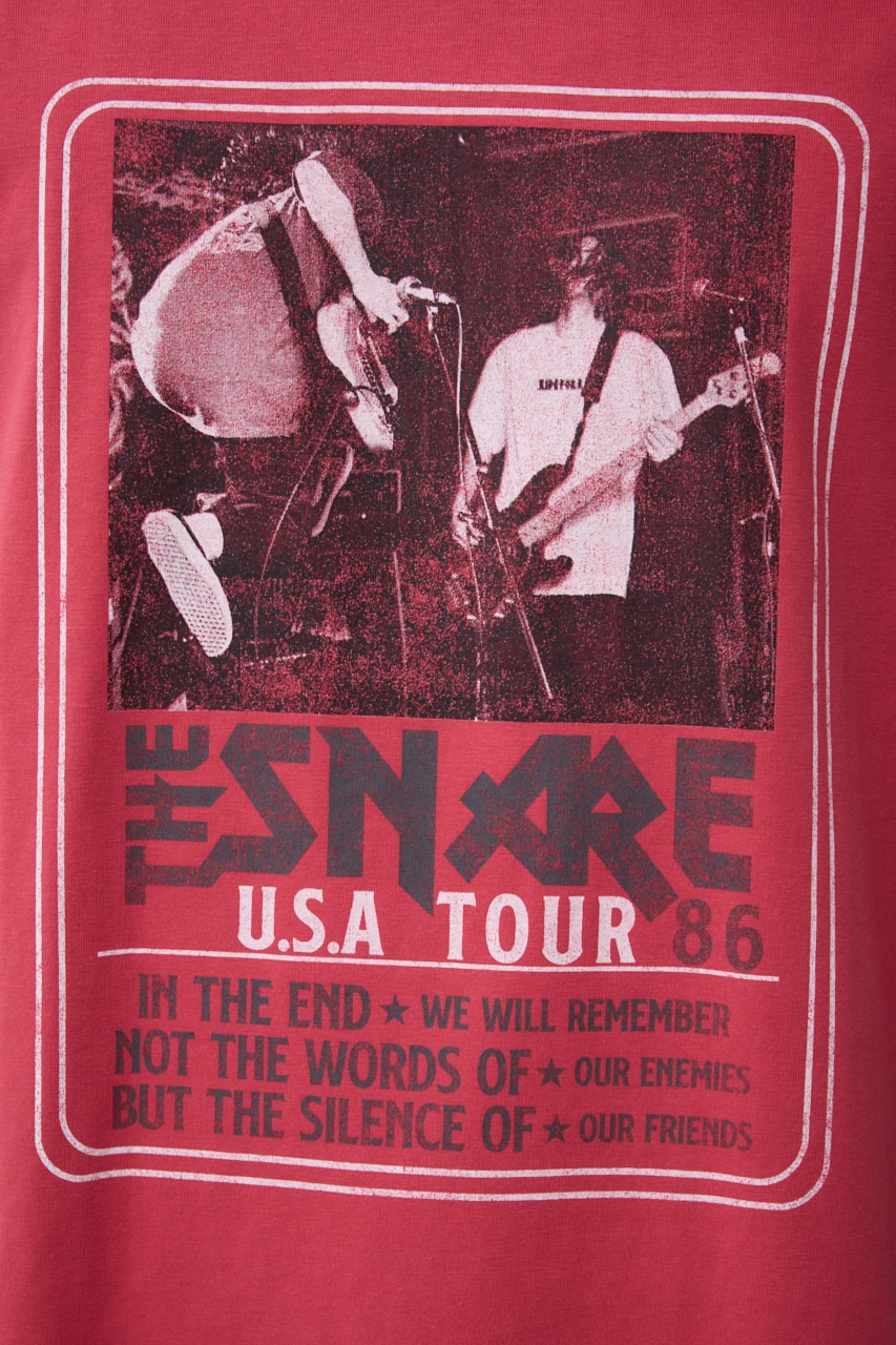 THE SNARE フォトTEE L/RED FREE