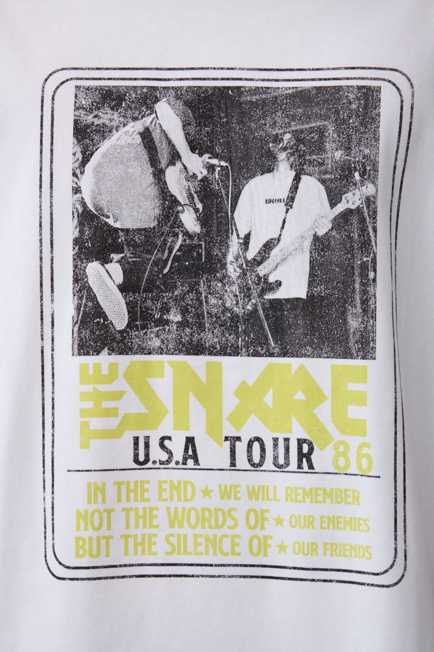 THE SNARE フォトTEE WHT FREE