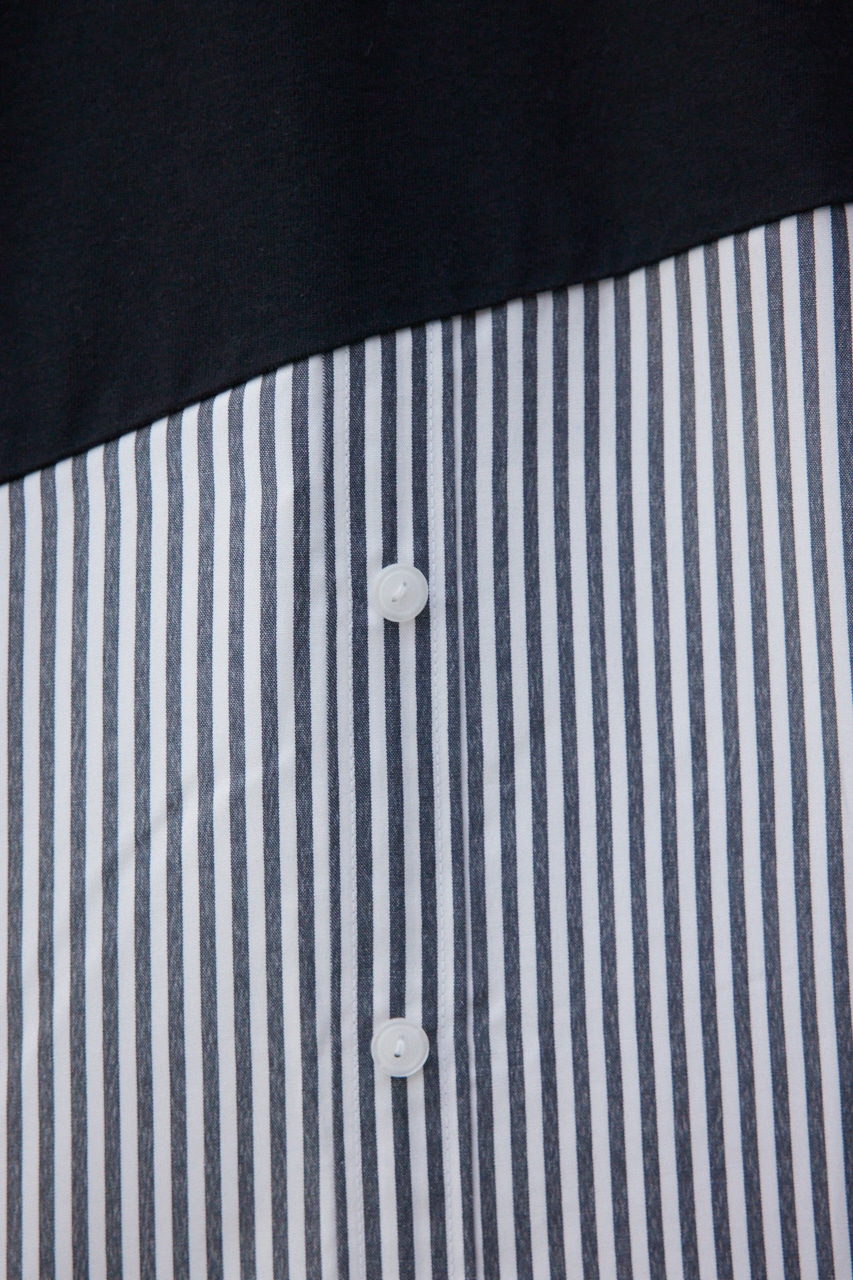 スイッチングバイカラートップス M/BLK FREE