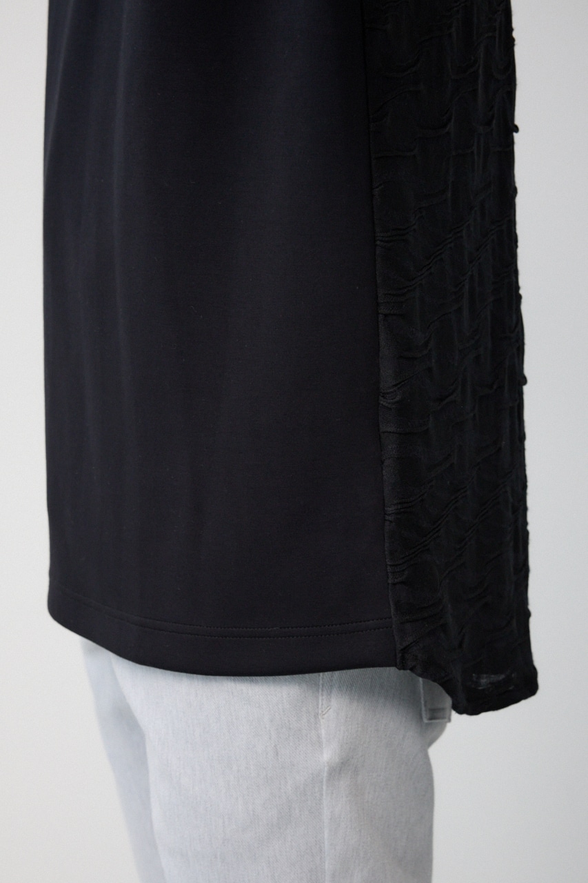 スウィッチングビッグTシャツ BLK FREE