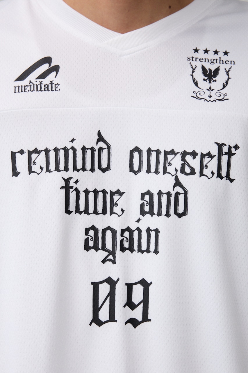 NO.09 ゲームTシャツ WHT FREE