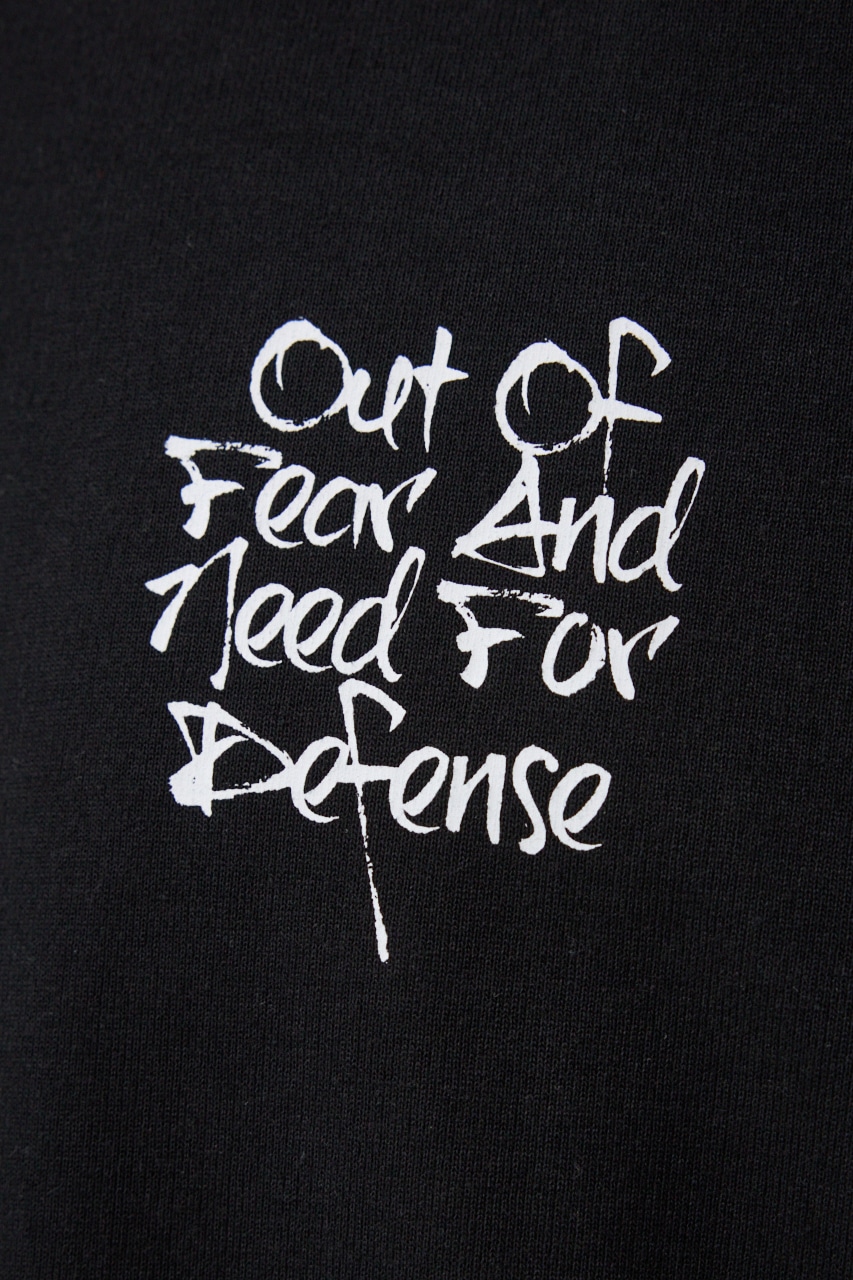 スリーフォトバックTEE BLK S