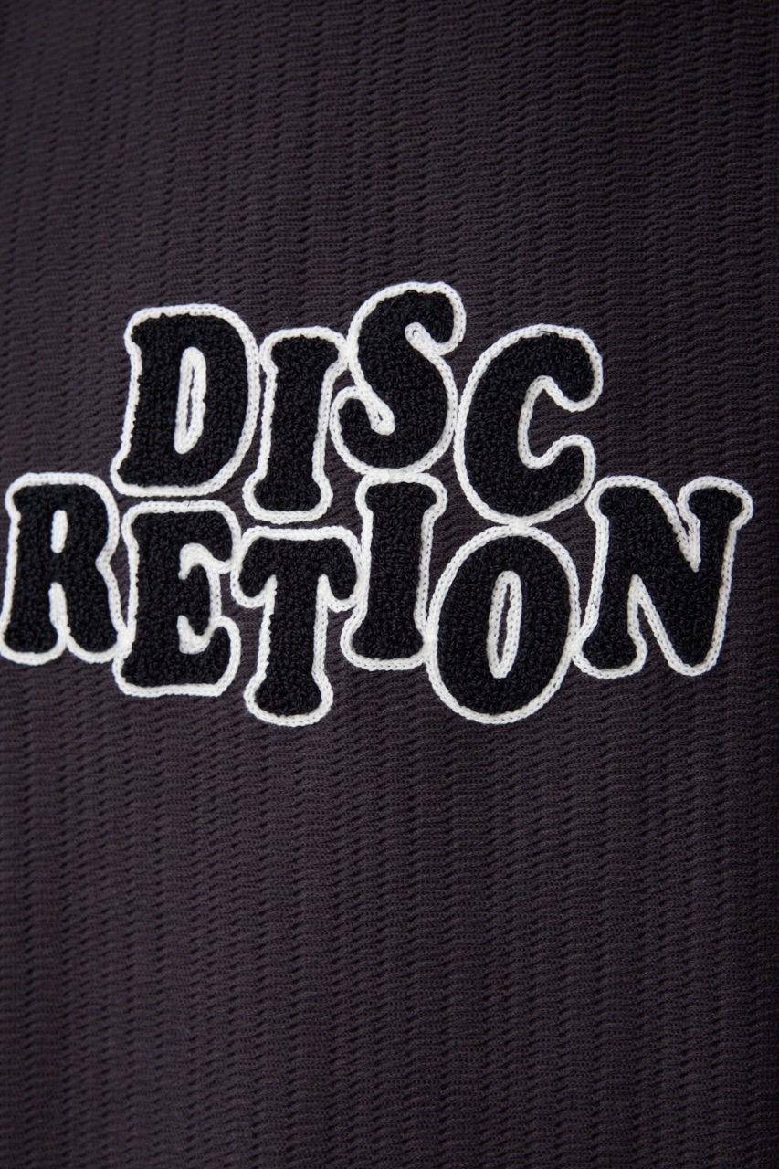 DISC RETION 相良刺繍TEE L/BLK FREE