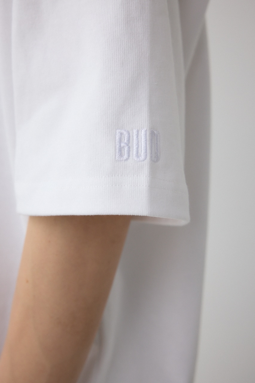 エクストリームコットン刺繍TEE WHT L