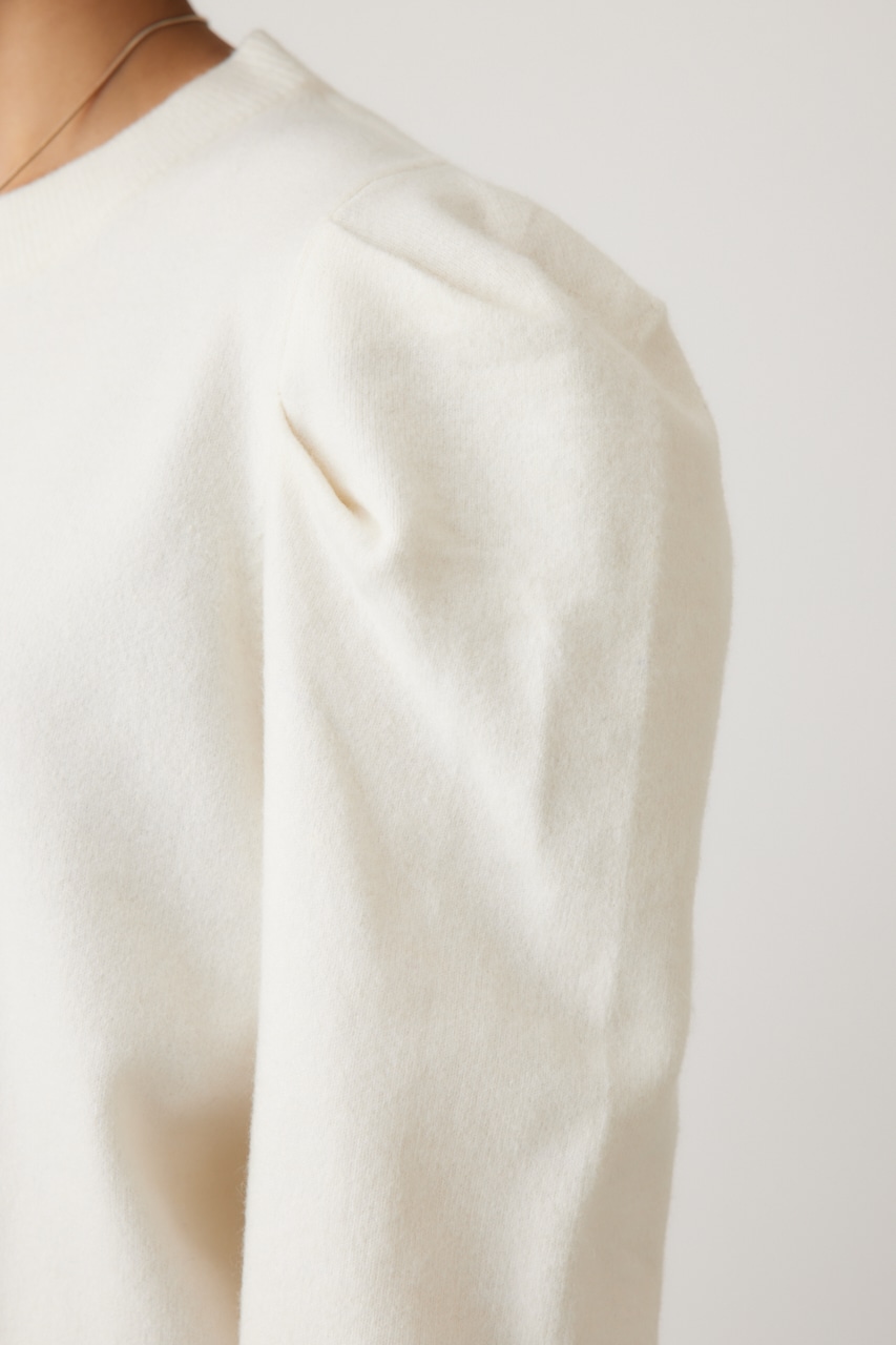 タックスリーブニット O/WHT FREE