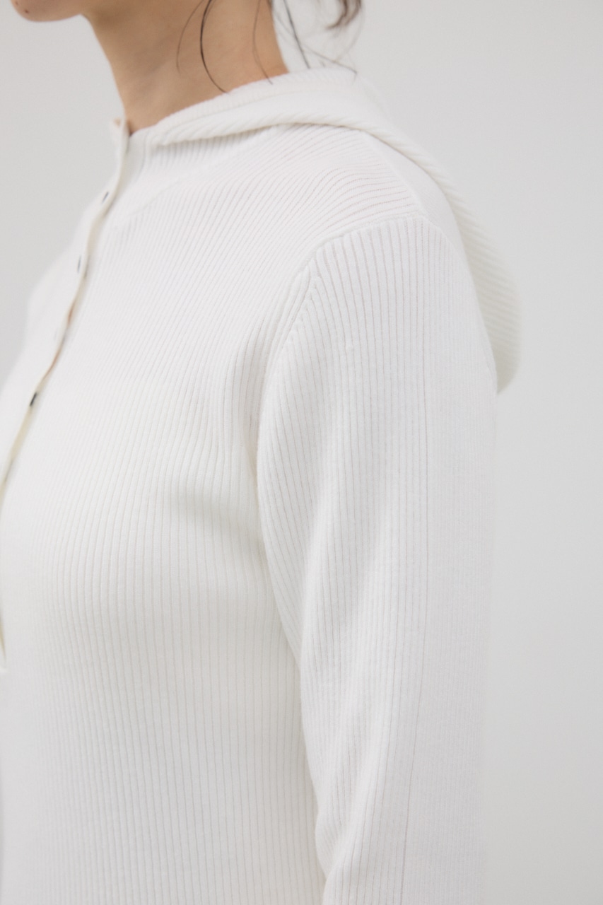 バラクラバニットプルオーバー O/WHT FREE