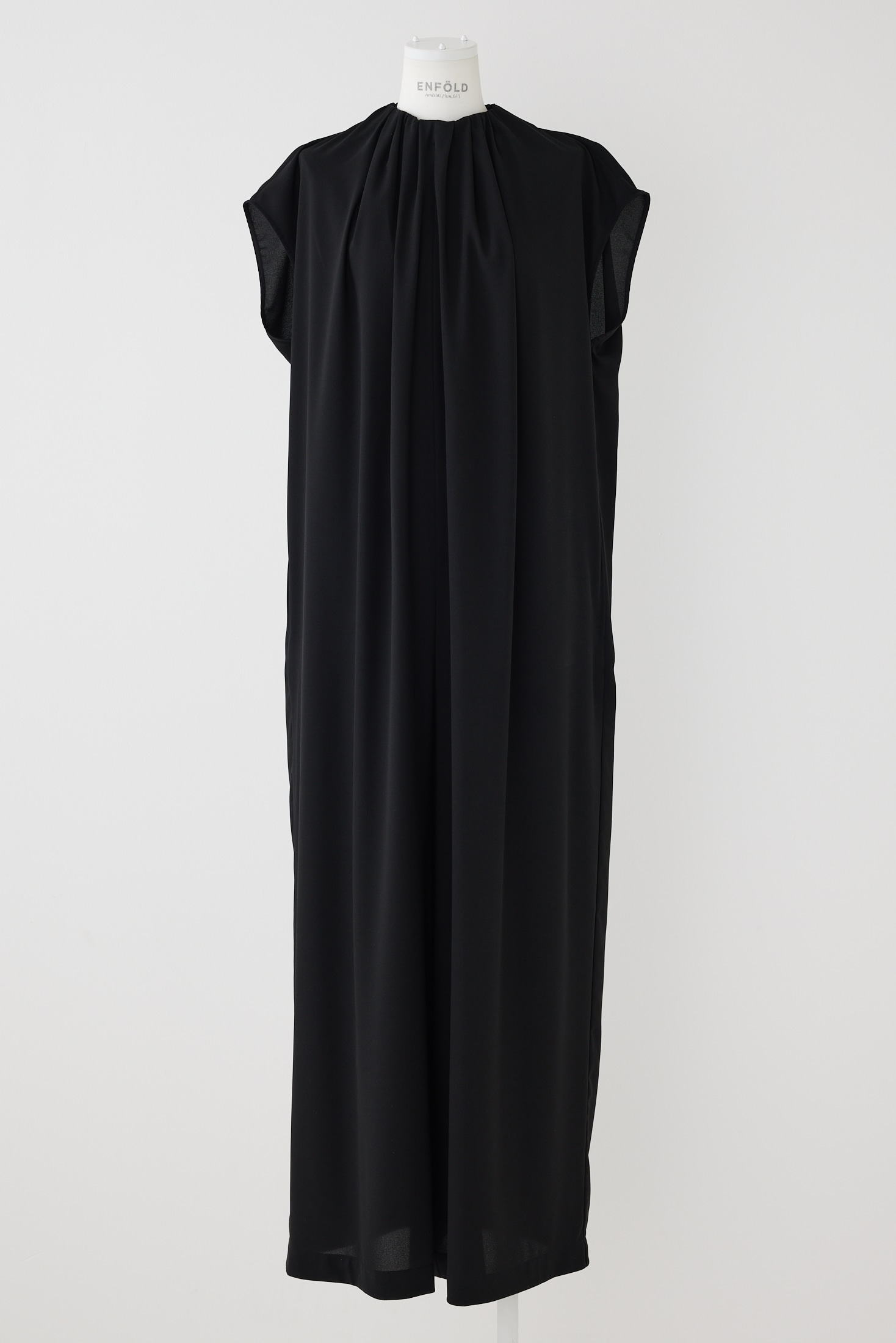 GATHER-NECK ALL-IN-ONE｜36｜BLK｜DRESS｜|ENFÖLD OFFICIAL ONLINE 