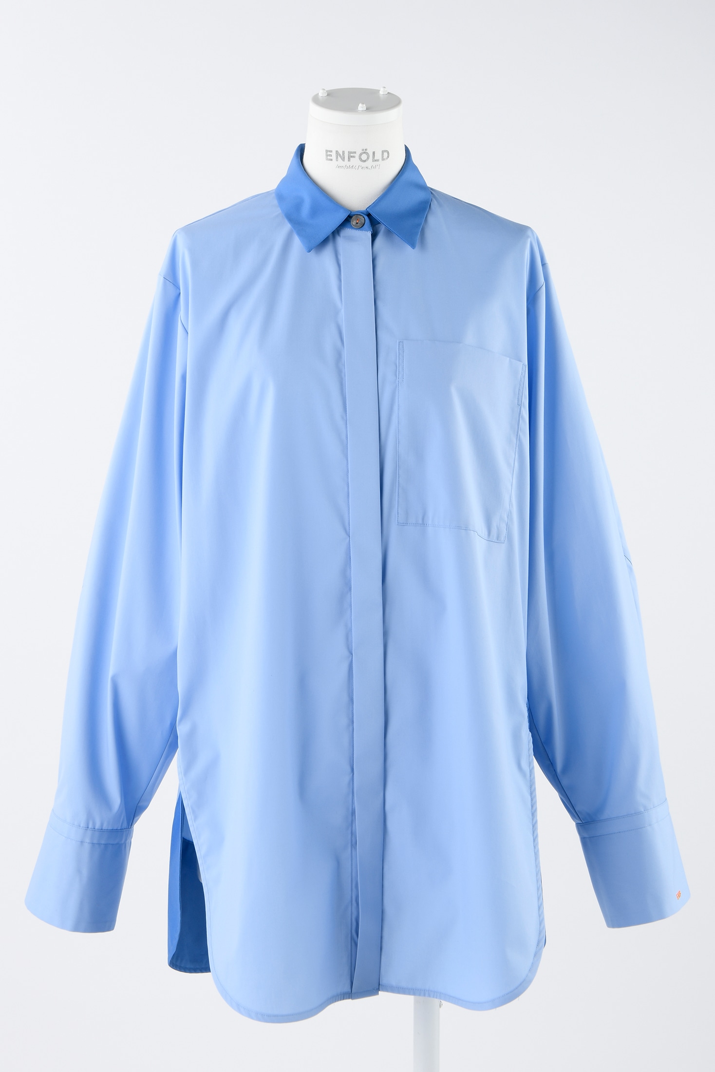 SOLID-SLEEVE SHIRT｜38｜WHT｜SHIRTS AND BLOUSES｜|ENFÖLD OFFICIAL 