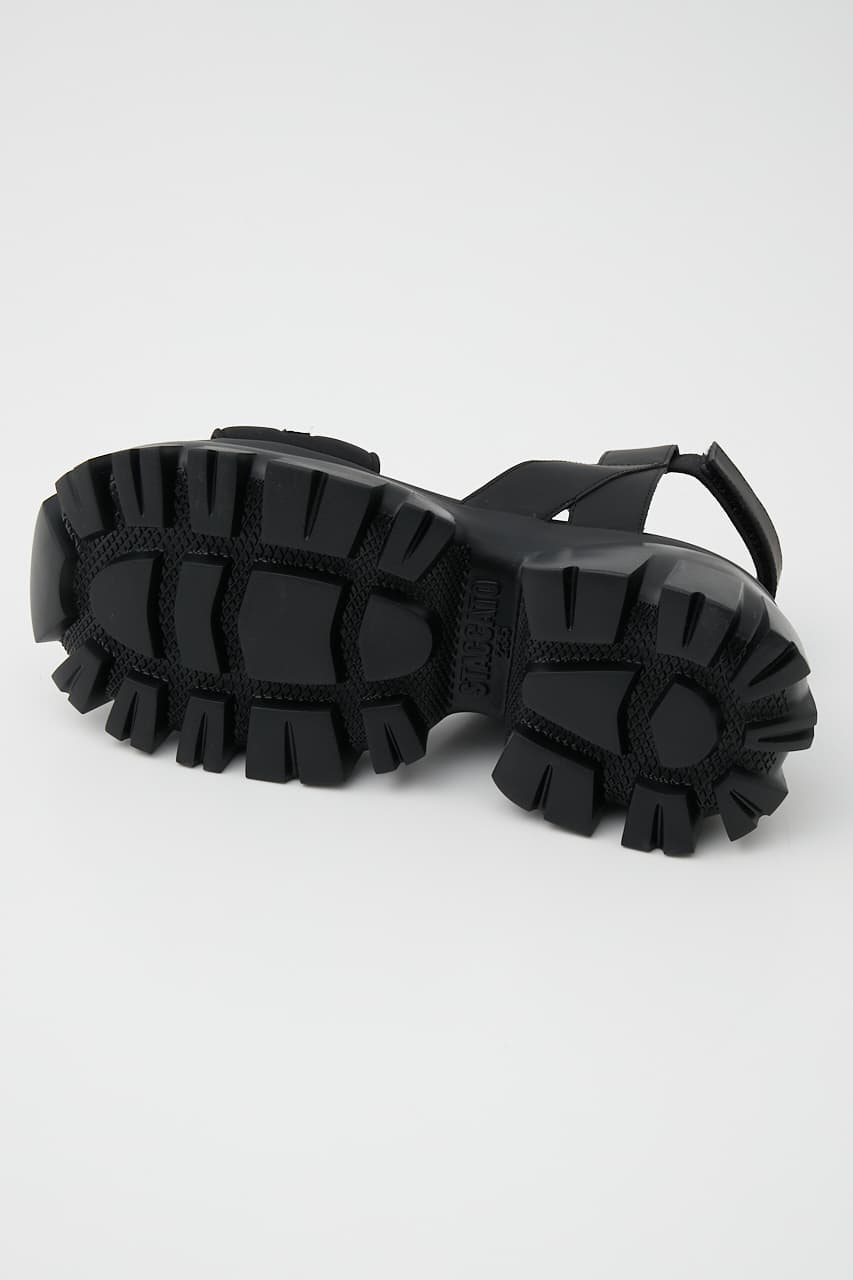 ダイバーラギッドソールサンダル BLK 24.0cm