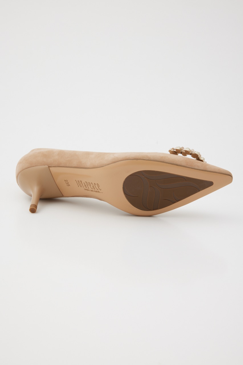 ジュールバックルパンプス D/BEG 24.0cm