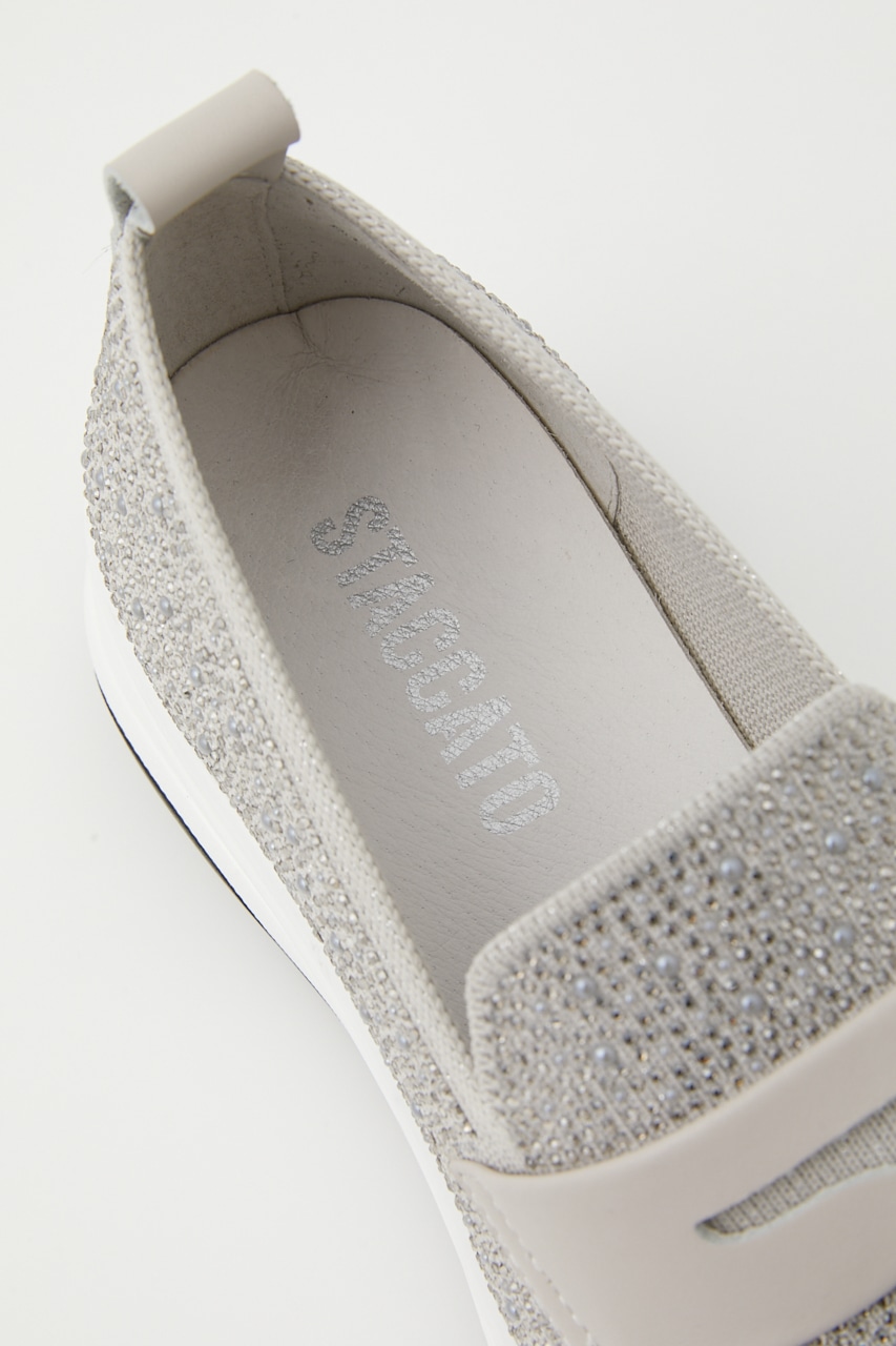 ノアローファーライクスリッポン GRY 23.0cm