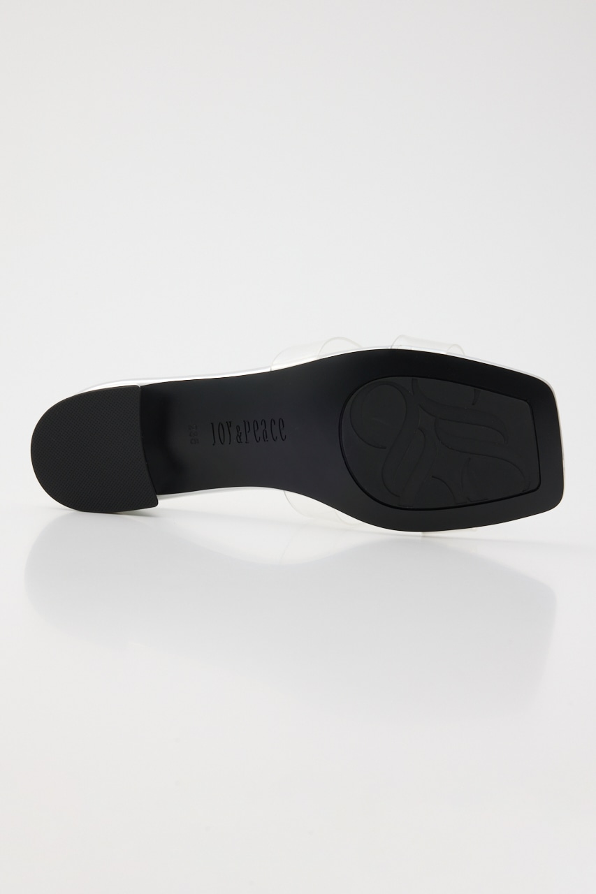 ヌーディーバブルクリアフラット SLV 24.0cm