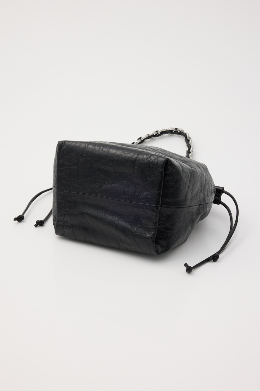 ミニマルバケットバッグ BLK FREE